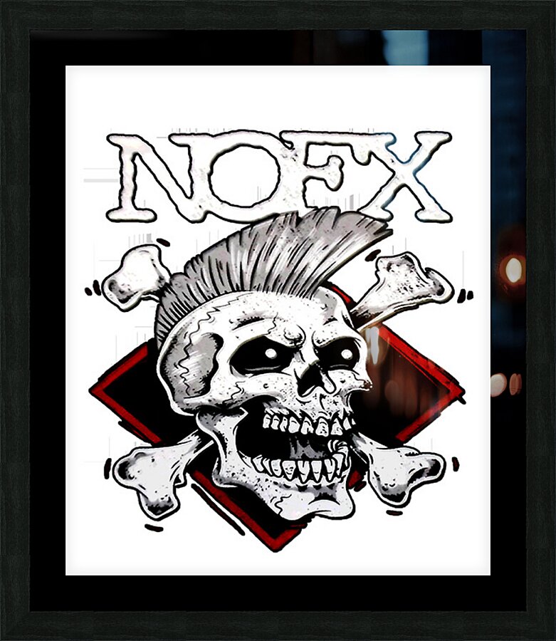NOFX 7 Picture Frame print