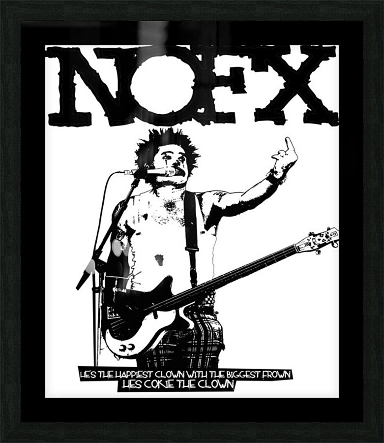 NOFX 9 Picture Frame print
