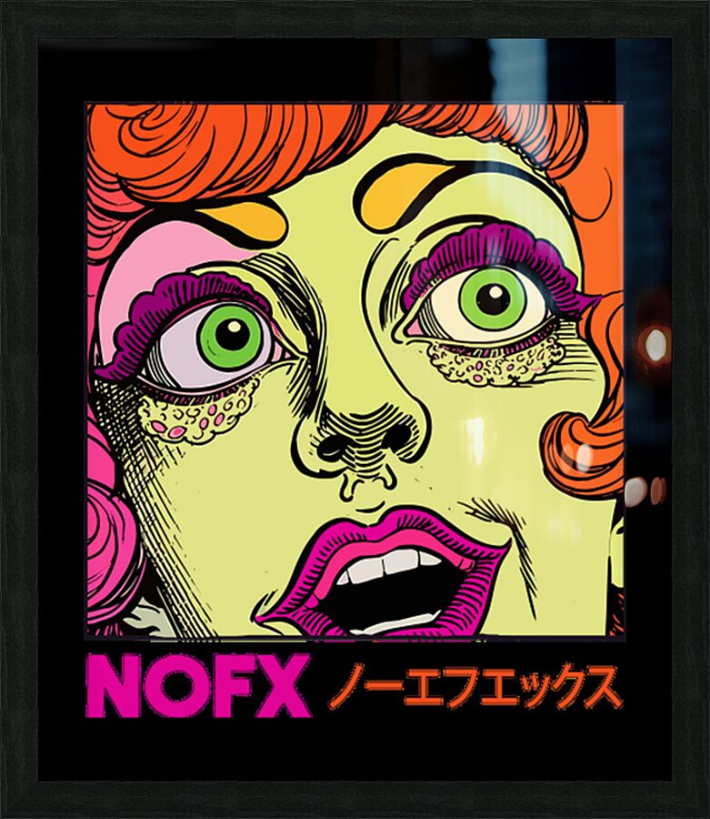 NOFX 10 Picture Frame print
