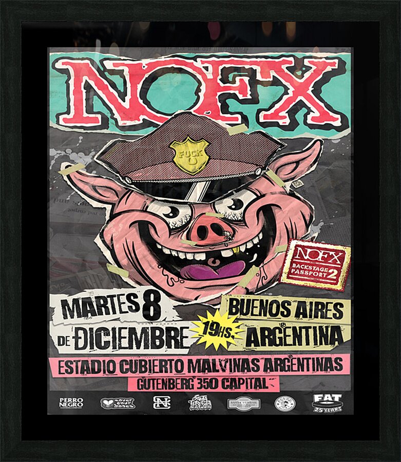 NOFX 27 Picture Frame print