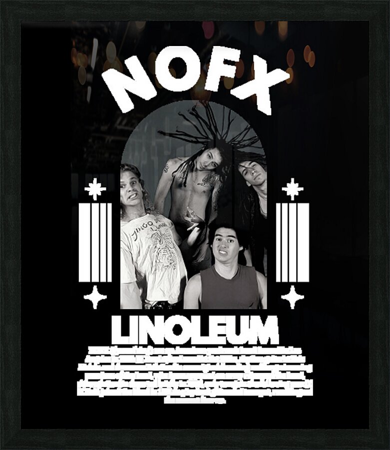 NOFX 28 Picture Frame print