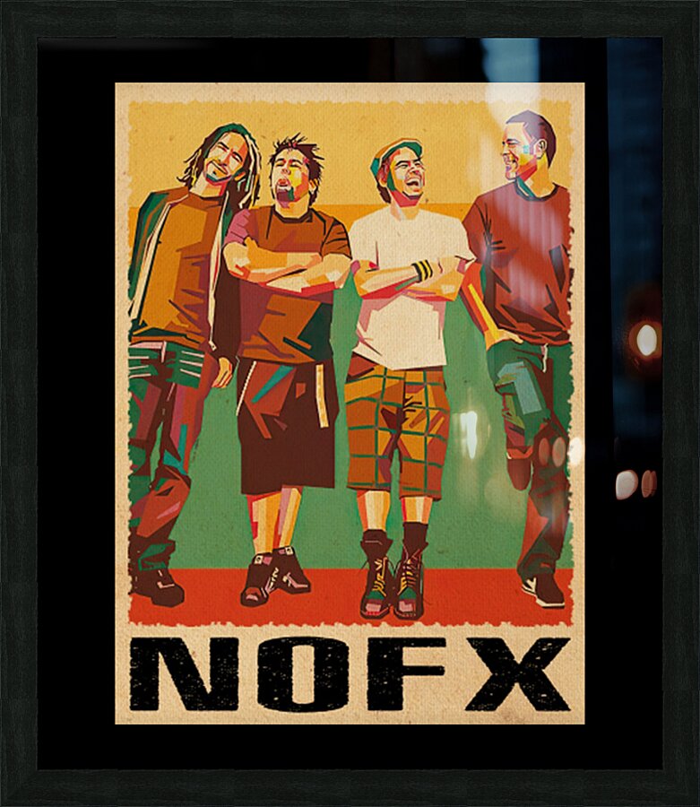 NOFX 40 Picture Frame print
