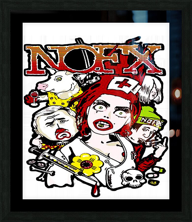 NOFX 42 Picture Frame print