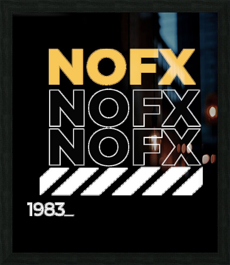 NOFX 44 Picture Frame print