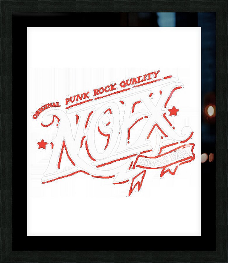 NOFX 45 Picture Frame print