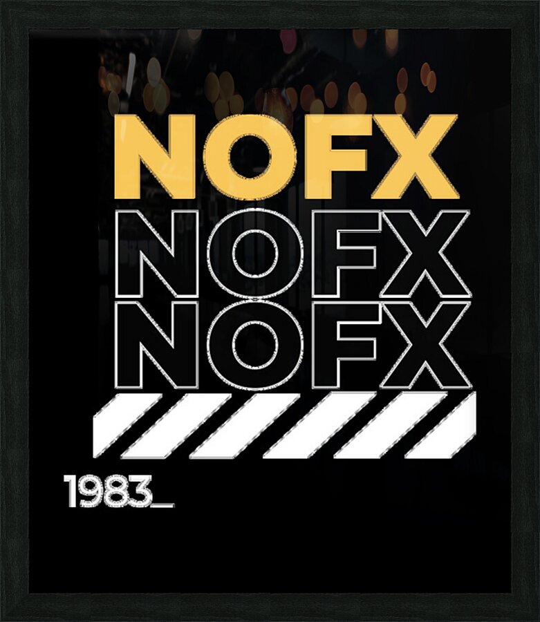 NOFX 46 Picture Frame print