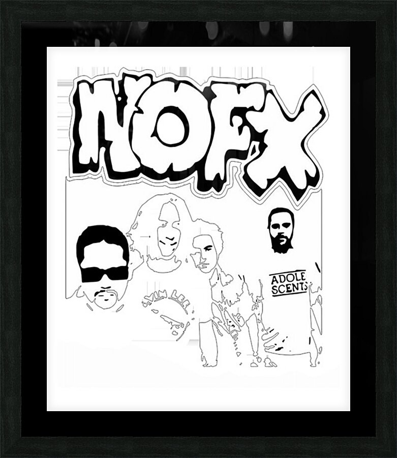 NOFX 49 Picture Frame print
