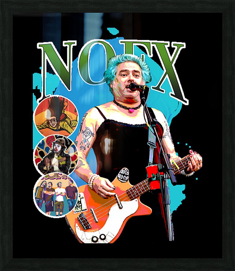 NOFX 52 Picture Frame print