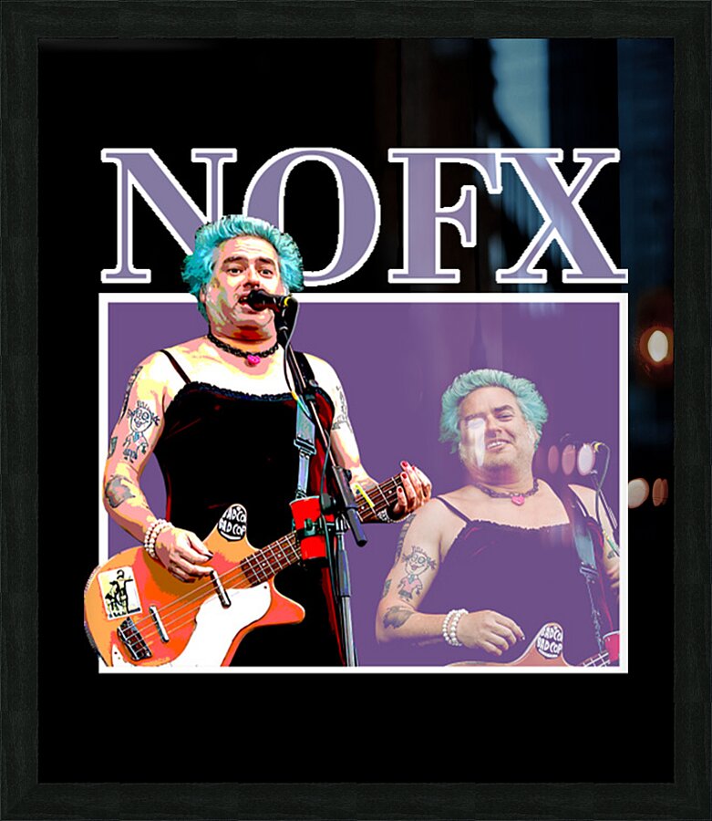 NOFX 53 Picture Frame print
