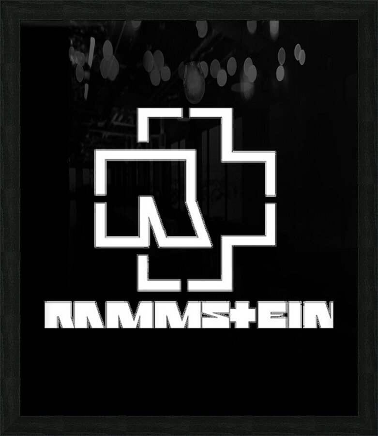 rammstein 4 Picture Frame print