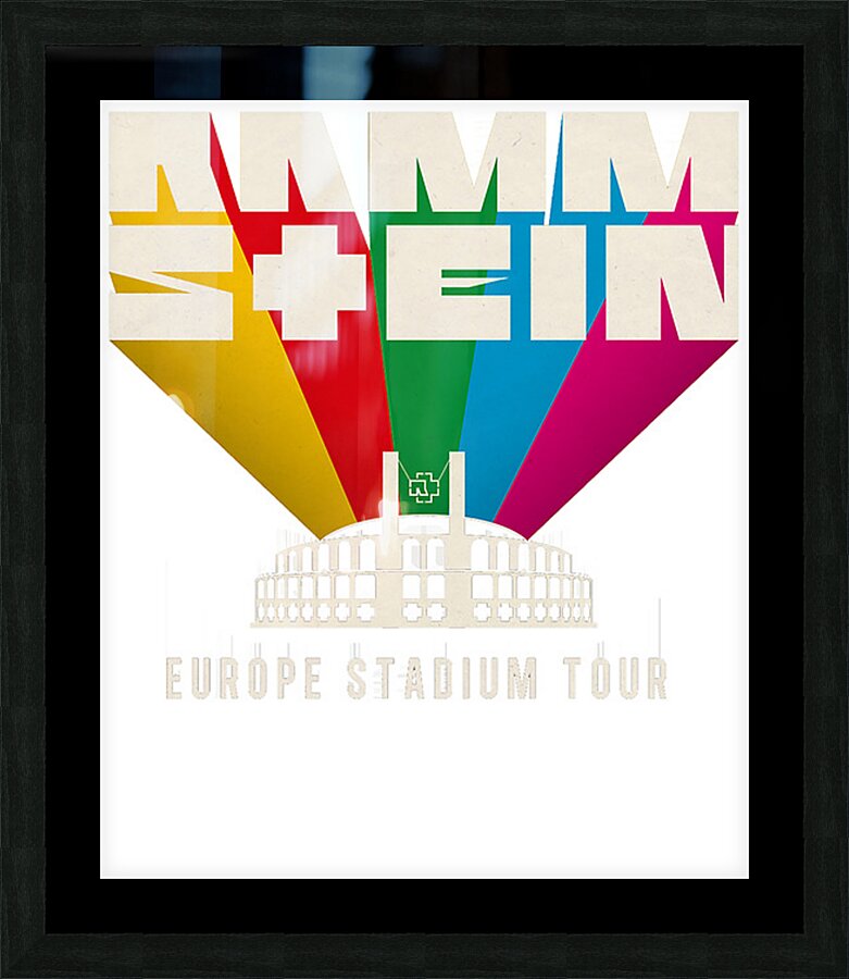 rammstein 6 Picture Frame print