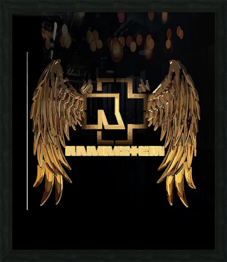 rammstein 12 Picture Frame print