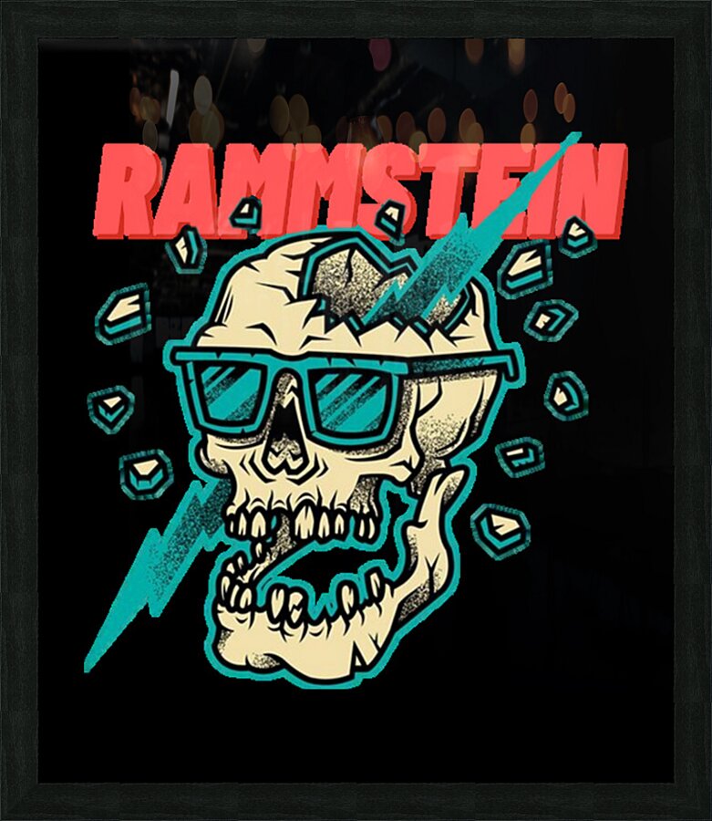 rammstein 15 Picture Frame print