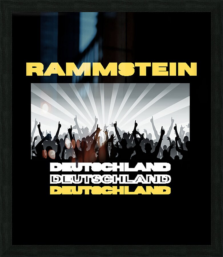 rammstein 21 Picture Frame print