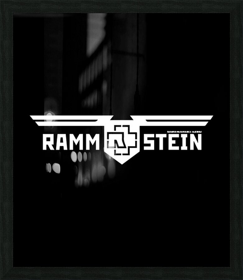 rammstein 24 Picture Frame print