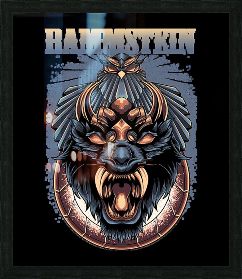 rammstein 26 Picture Frame print