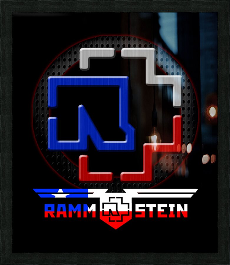 rammstein 31 Picture Frame print