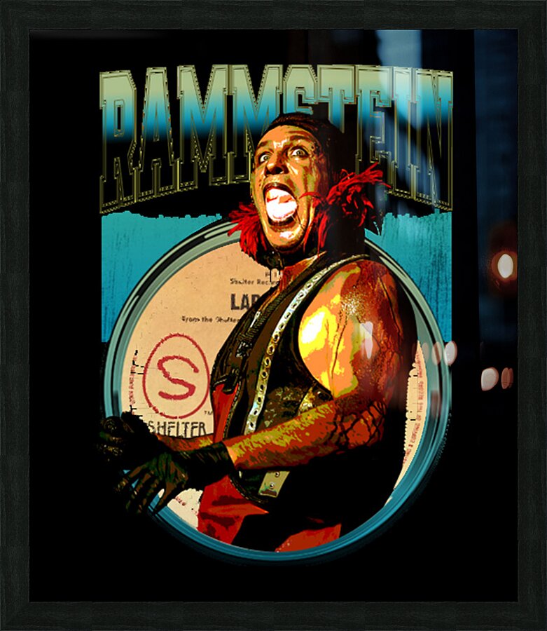 rammstein 34 Picture Frame print