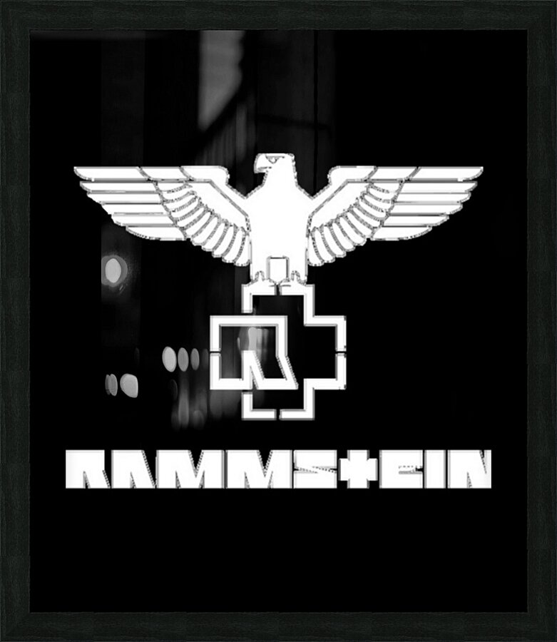 rammstein 37 Picture Frame print