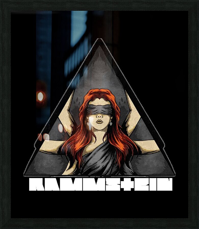 rammstein 38 Picture Frame print
