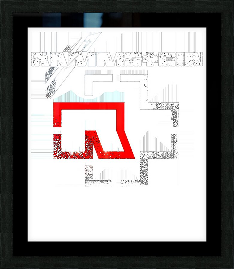 rammstein 40 Picture Frame print