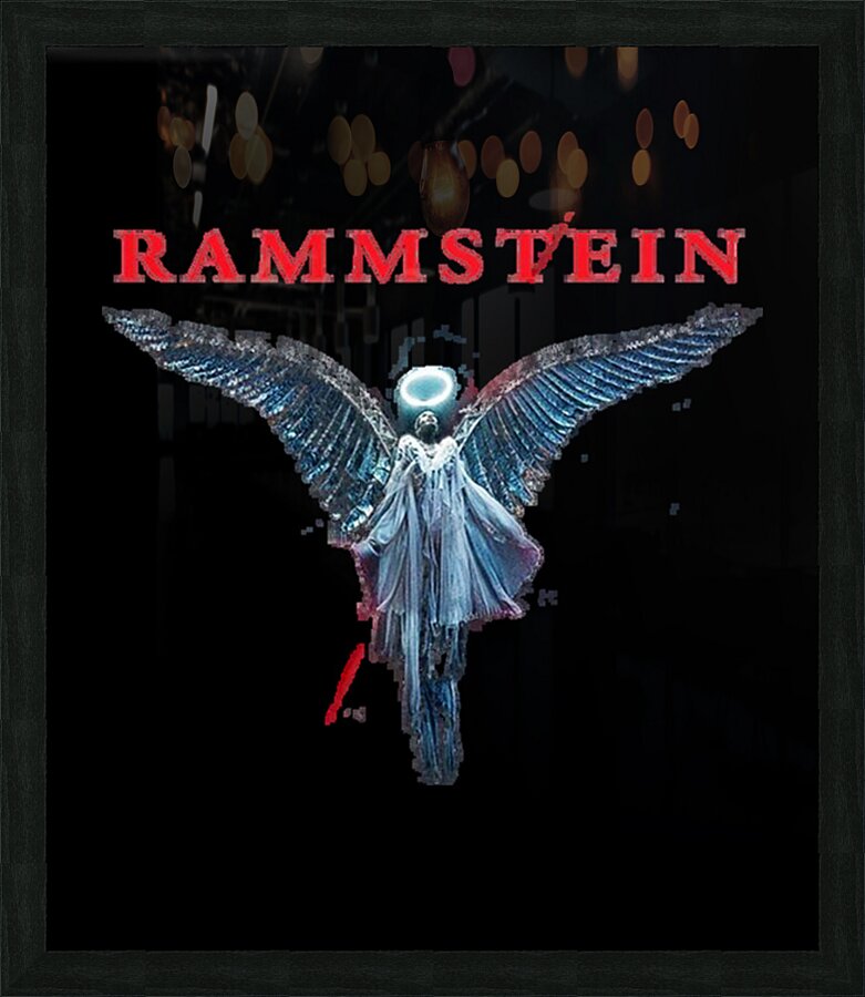 rammstein 41 Picture Frame print