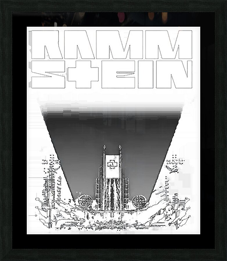 rammstein 42 Picture Frame print