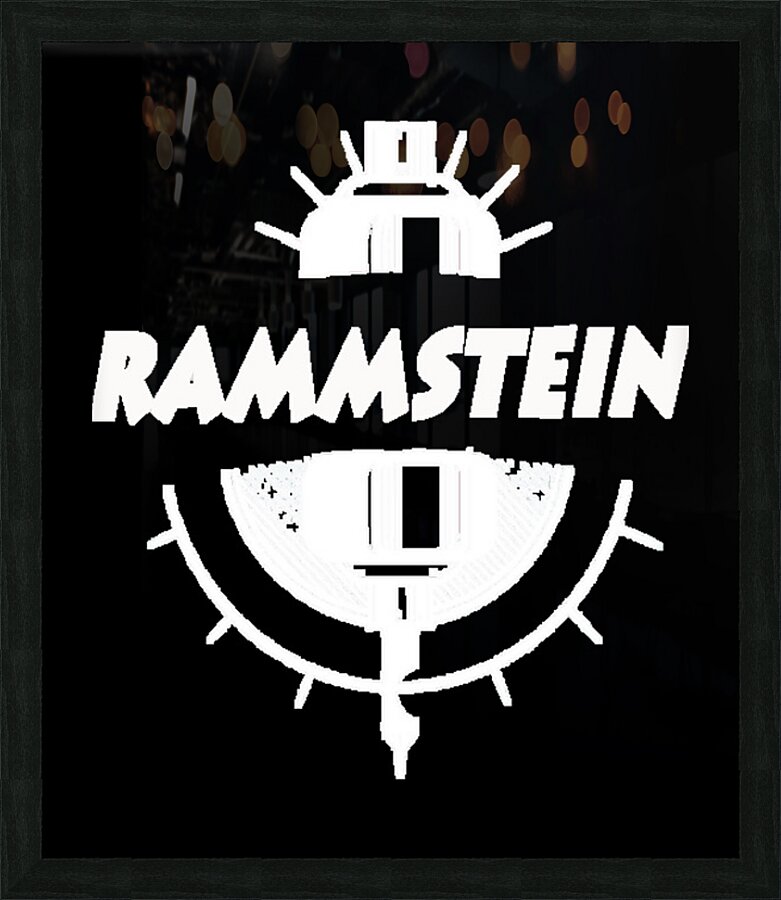 rammstein 45 Picture Frame print