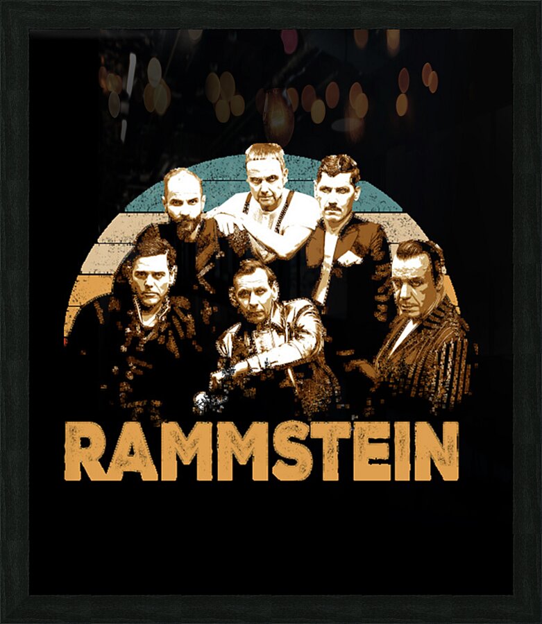 rammstein 49 Picture Frame print