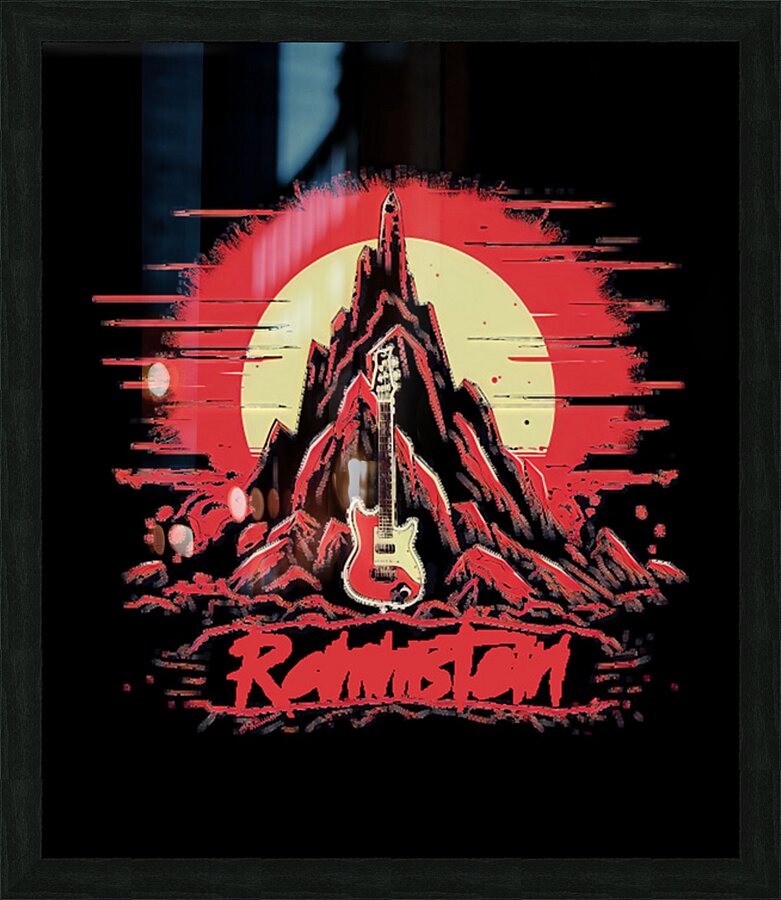 rammstein 51 Picture Frame print