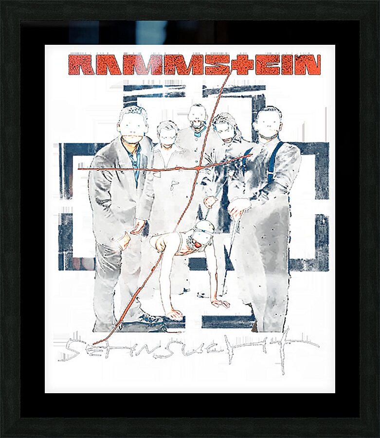 rammstein 52 Picture Frame print
