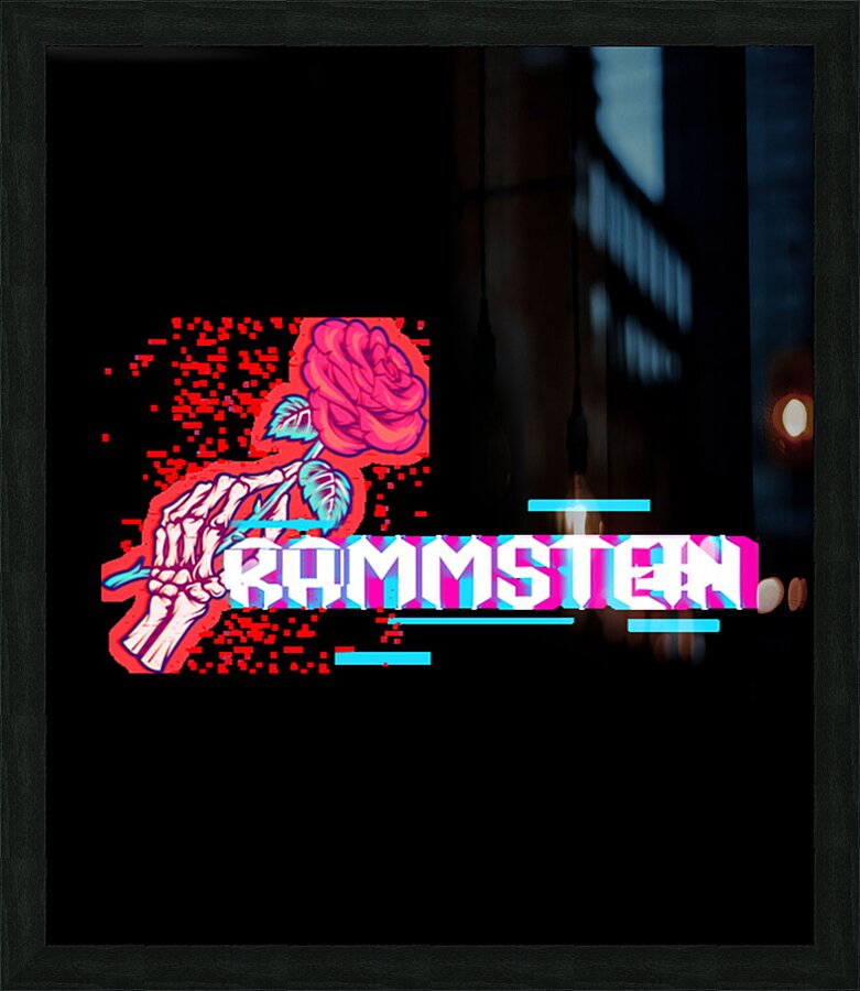 rammstein 57 Picture Frame print