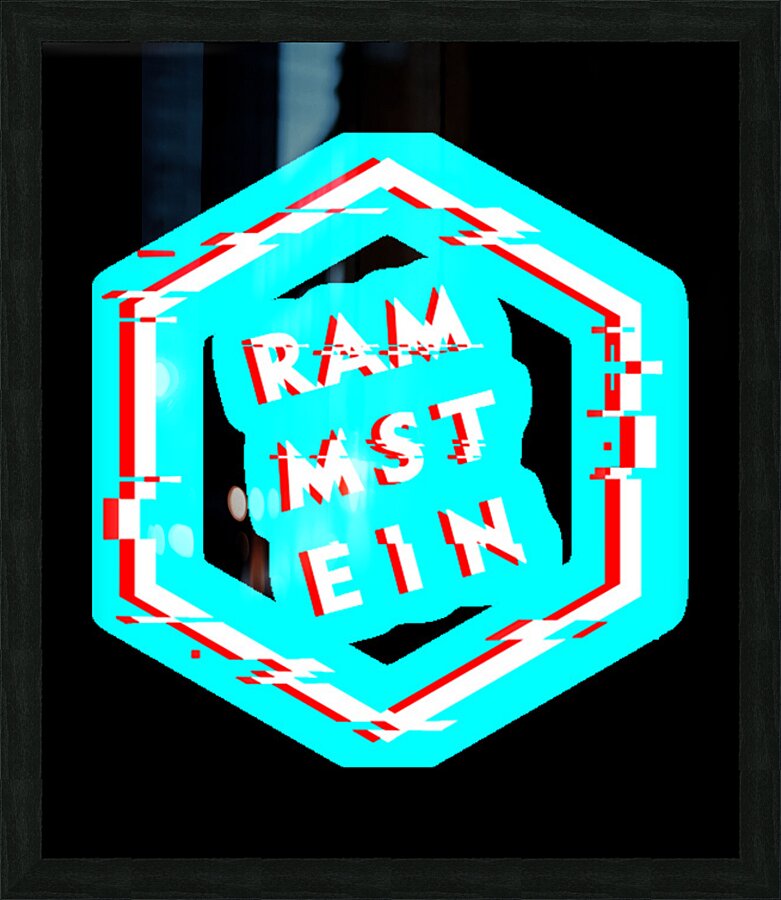 rammstein 62 Picture Frame print