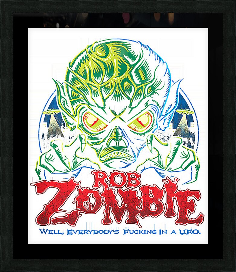 rob zombie 6 Picture Frame print