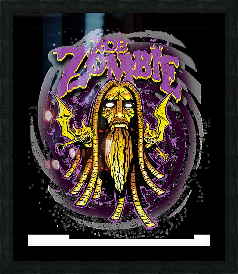 rob zombie 8 Picture Frame print