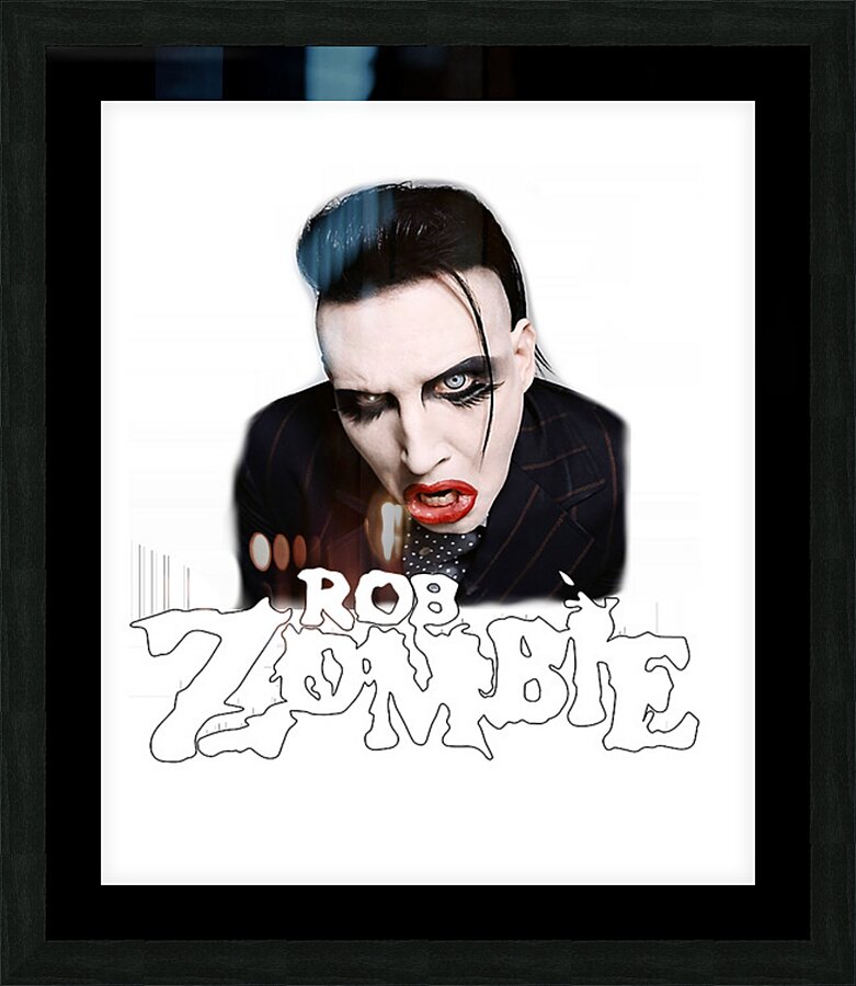 rob zombie 13 Picture Frame print