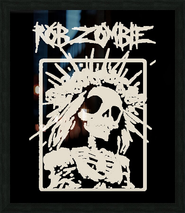 rob zombie 21 Picture Frame print