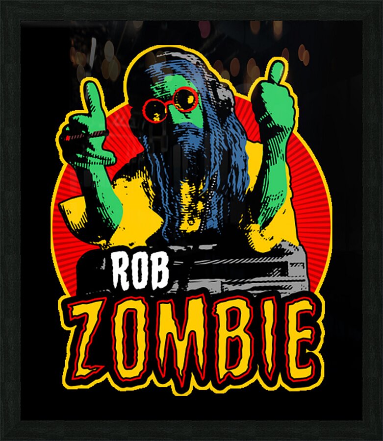 rob zombie 24 Picture Frame print