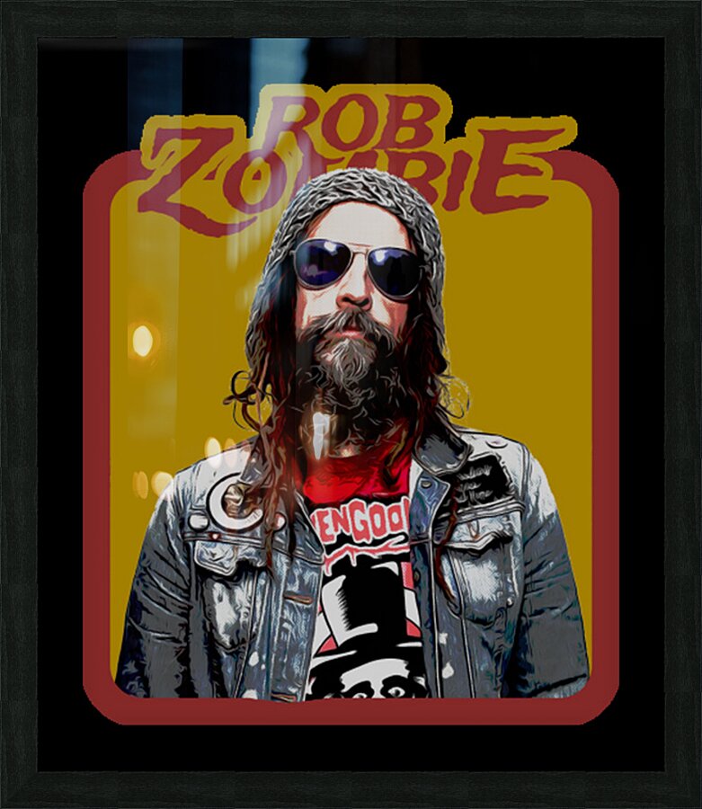 rob zombie 25 Picture Frame print