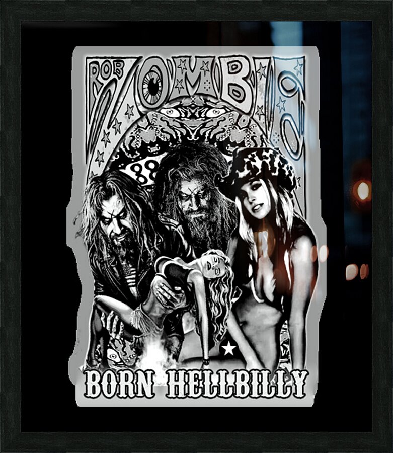rob zombie 26 Picture Frame print