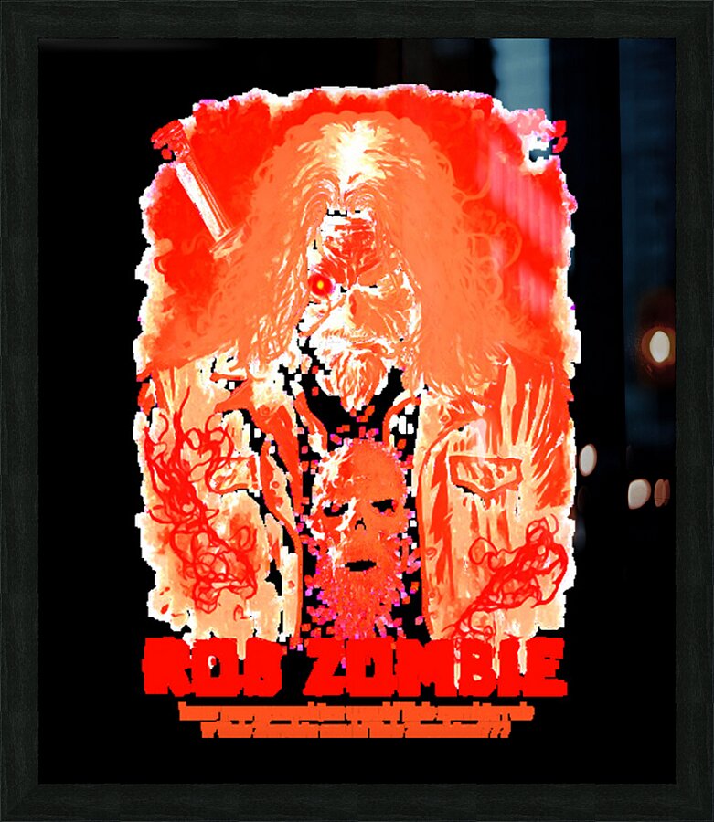 rob zombie 30 Picture Frame print