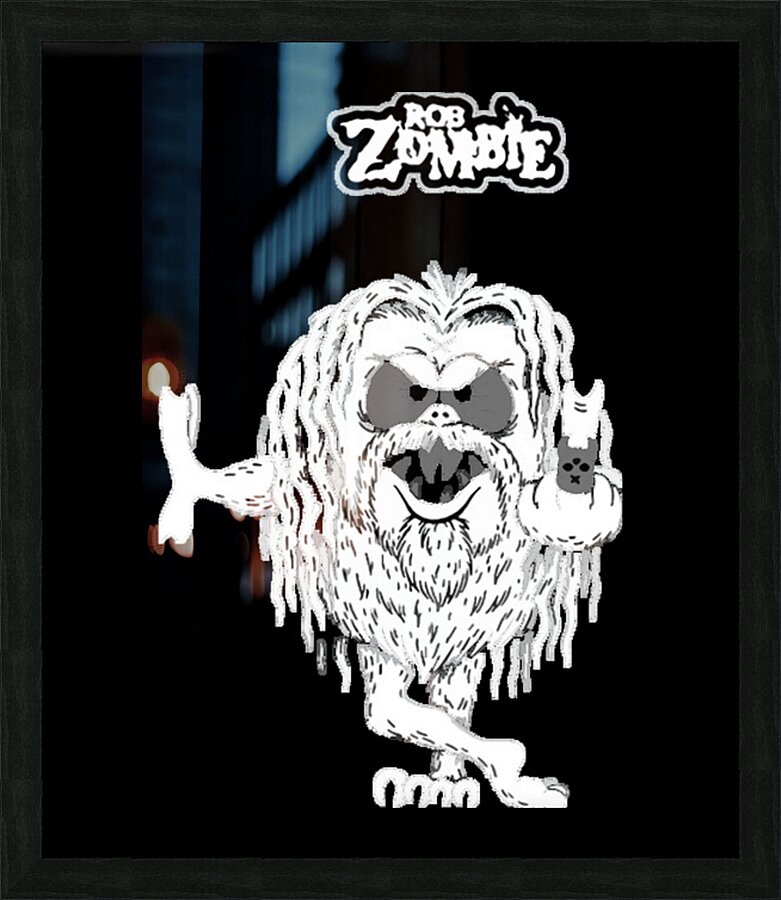 rob zombie 33 Picture Frame print