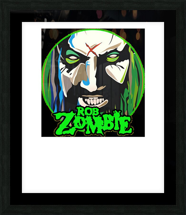 rob zombie 34 Picture Frame print
