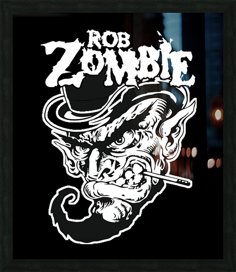 rob zombie 37 Picture Frame print