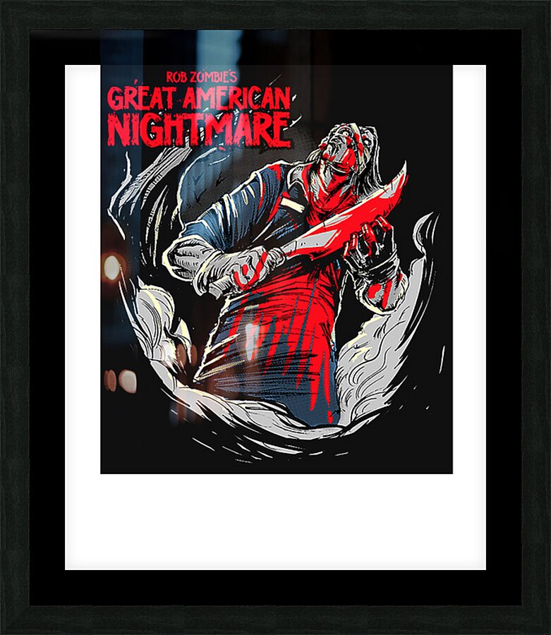 rob zombie 39 Picture Frame print