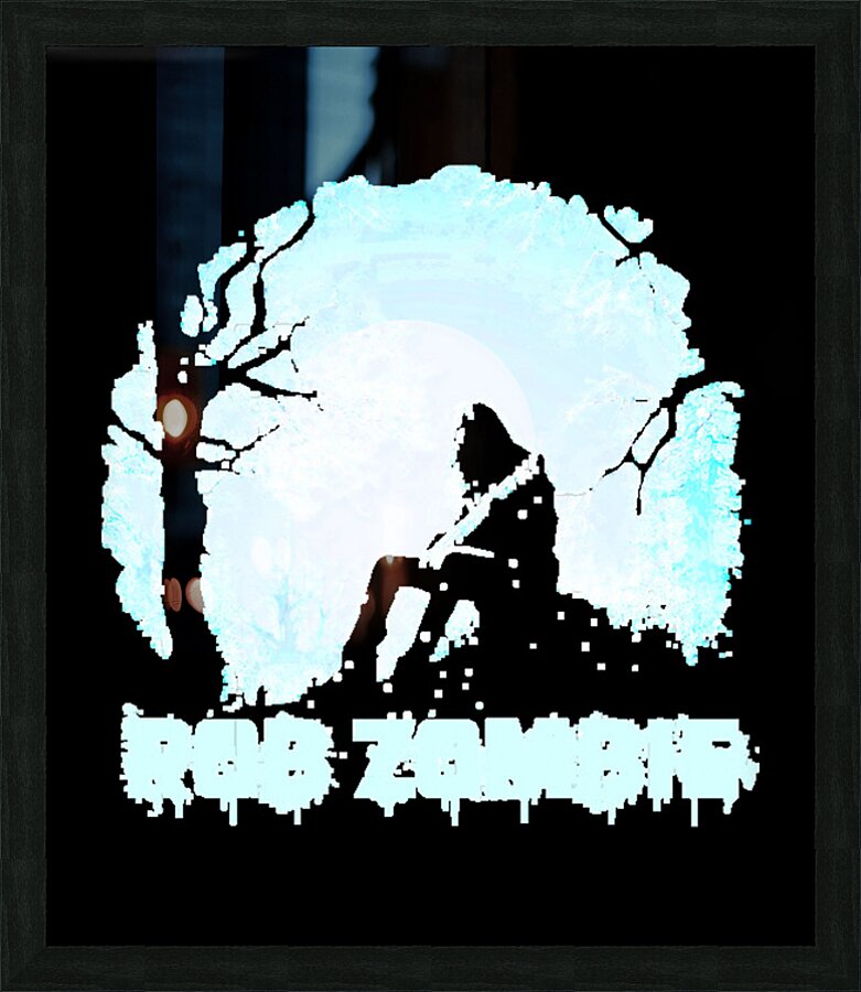 rob zombie 47 Picture Frame print