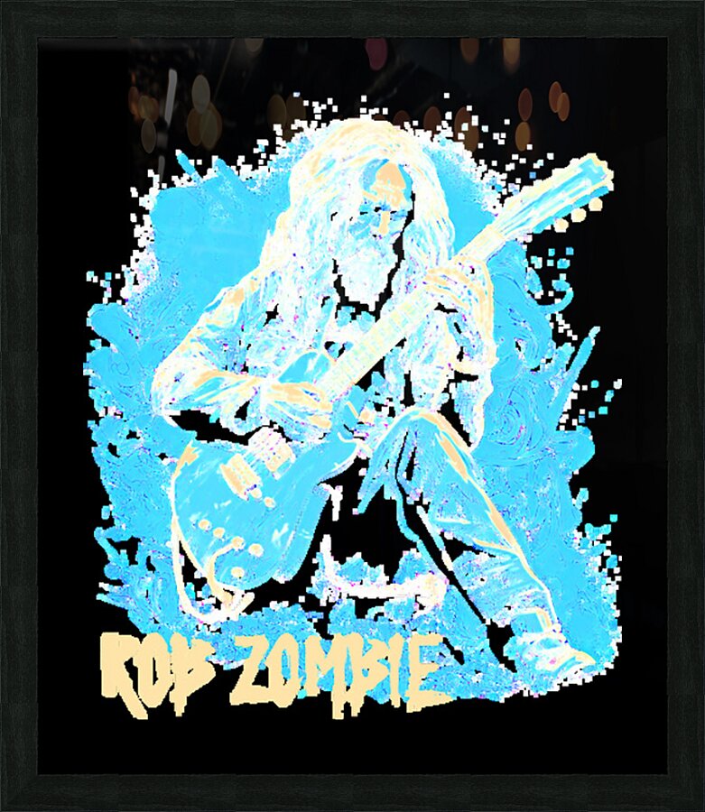 rob zombie 48 Picture Frame print