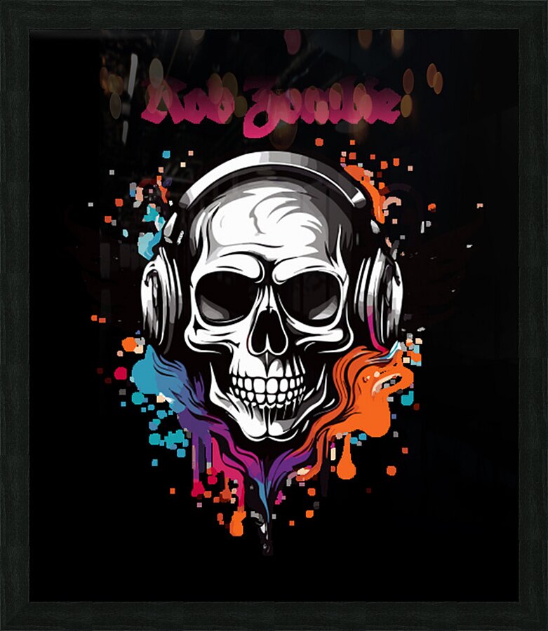 rob zombie 50 Picture Frame print