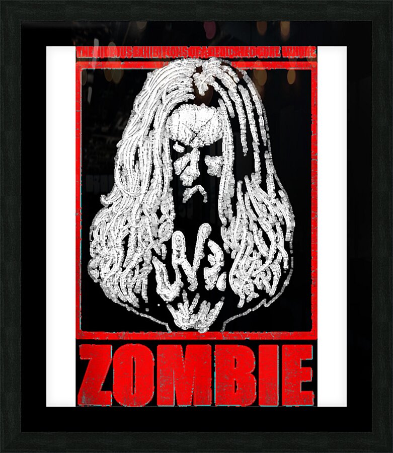 rob zombie 52 Picture Frame print