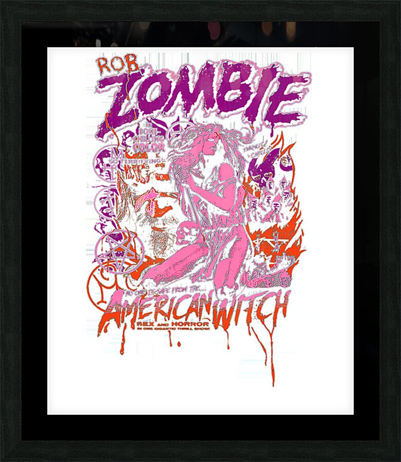 rob zombie 53 Picture Frame print